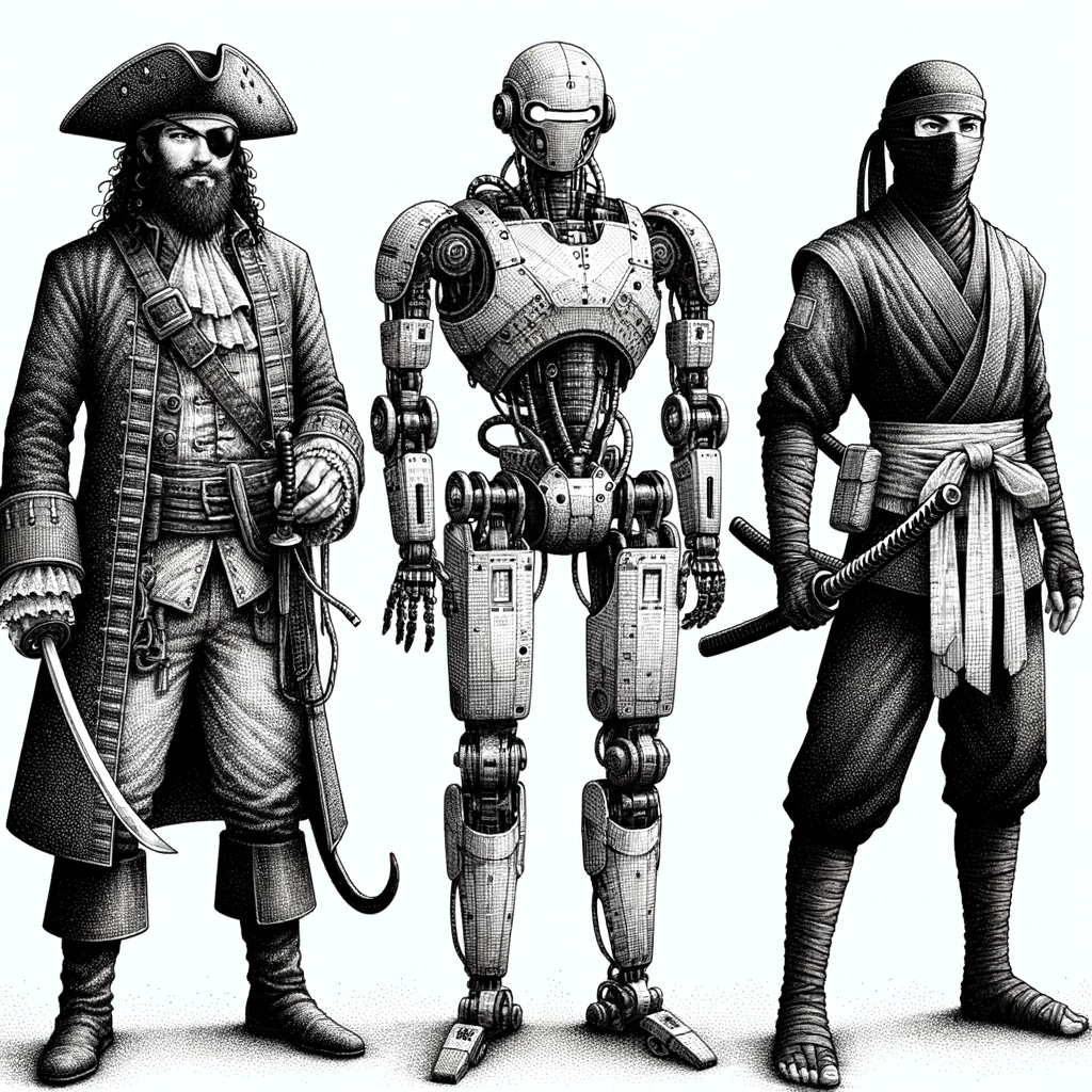 Engineering Archetypes: Pirates, Robots, and Ninjas
